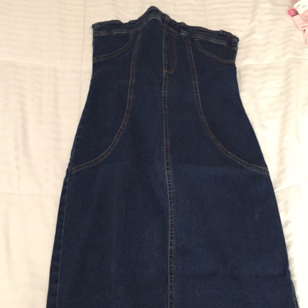 Denim dress